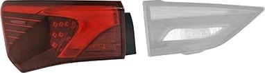 VAN WEZEL 5422921 Baklykt