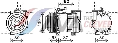 AVA COOLING SYSTEMS ALAK122 AC-kompressor