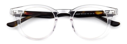 Eo Selection Runde briller Atole fra eo Selection Transparet Acetate Rund Medium