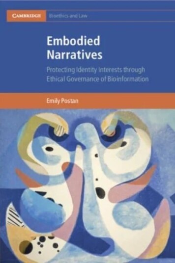Embodied Narratives Av Emily (University Of Edinburgh) Postan
