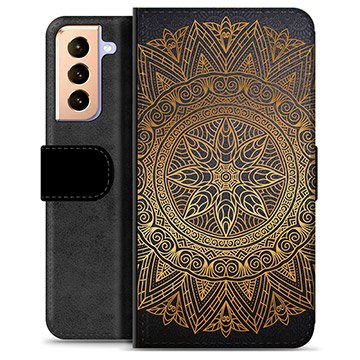 Samsung Galaxy S21+ 5G Premium Lommebok-deksel Mandala