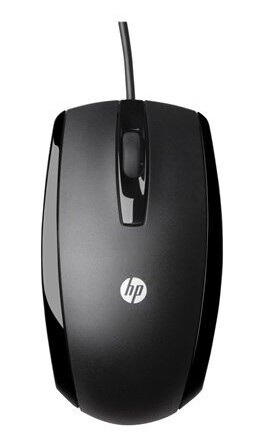 HP USB Optical 3-button Mouse - Mus - Optisk - 3 knapper - Svart