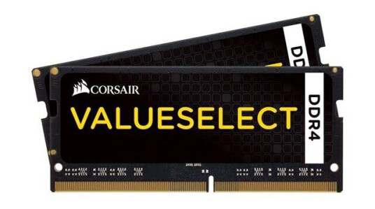 Corsair Value Select DDR4-2133 - 16GB - CL15 - Dual Channel (2 pcs) - Svart