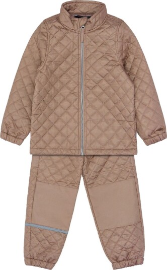 Mikk line X Kids world Termosett Ginger Snap Mikk line 11 år (146) Termoklær Beige Brun