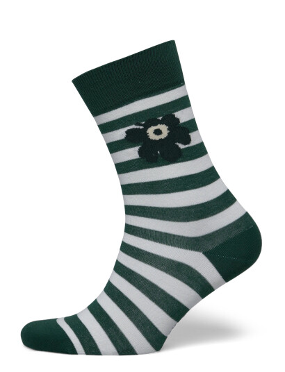 Marimekko Kasvaa Tasaraita Unikko - Green - 34-36