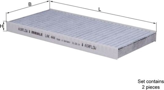 MAHLE LAK 444/S Kupefilter