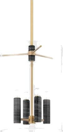 Hudson Valley Lighting Adonis taklampe vintage messing 359 22 VB CE