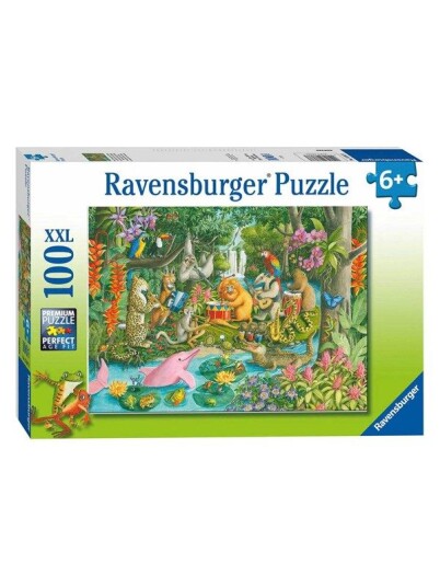 Ravensburger Puzzle The Jungle Orchestra 100st. X Gulv Ravensburger Puzzle The Jungle Orchestra 100st. X Gulv