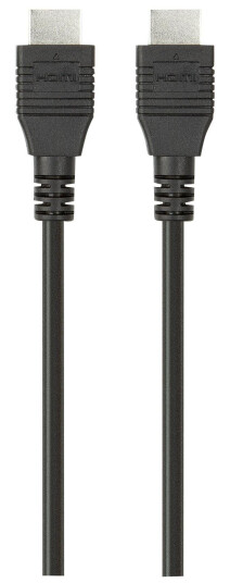 Belkin HDMI-kabel 1 m - High Speed - Hankjønn - Svart