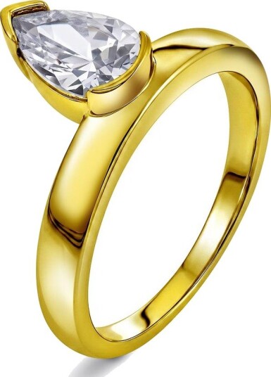 Pan Jewelry Embrace ring i 925 forgylt sølv størrelse Embrace ring i 925 forgylt sølv Str. 56