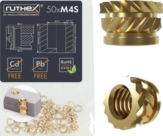 Ruthex Gjengeinnsats M4 x 4.0 RX-M4SX4.0