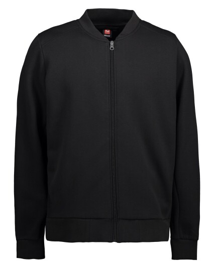 ID Pro Cardigan m. Glidelås Svart