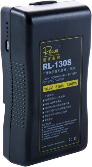 V-mount batteri - 130Wh - Rolux RL-130S
