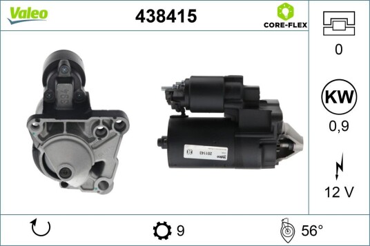 Starter VALEO 438415