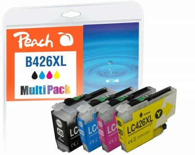 Peach Pi500-395 Høyt (Xl) Utbytte Sort Cyan Fiolblå Gult 120 Ml 55 Ml 4 Stykker Multipakke
