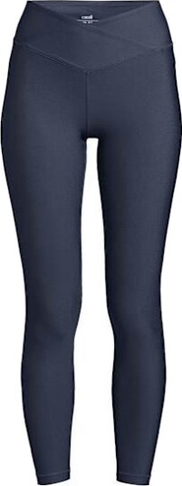 Casall Overlap High Waist Tights Dame Core Blue 42