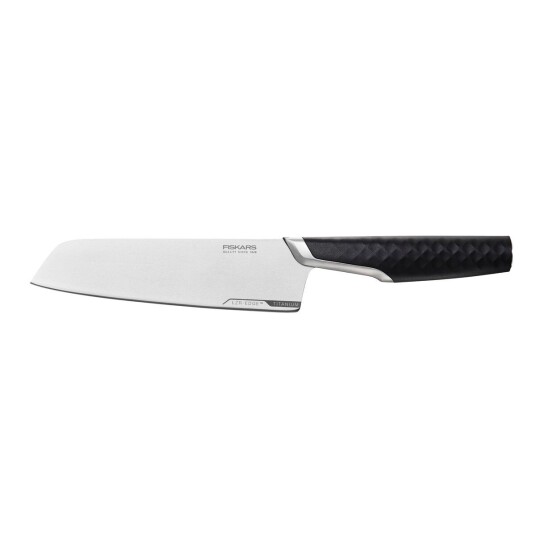 Fiskars Titanium santokukniv 16 cm Svart