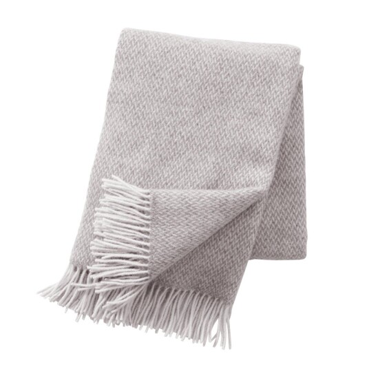 Klippan Yllefabrik Pulse pledd ull sand (beige)