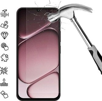 OnePlus N6x Beskyttelsesglass - 9H - Case Friendly - Gjennomsiktig