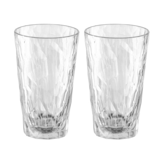 Koziol Club No. 6 longdrinkglass plast 30 cl 2-pakning Krystallklar 1736182-06-0 1736158-01-0