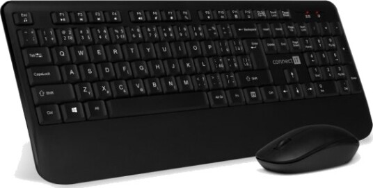 Connect IT CKM-7800-CS Tastatur- Og Mussett Trådløst Svart