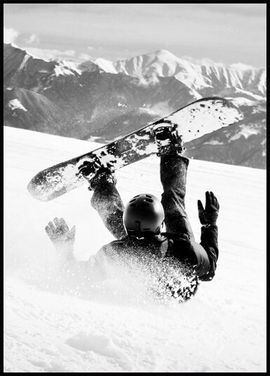 Snowboarder No. 4 Plakat Plakat / 50x70cm