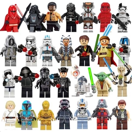 29 Stk. Star Wars Byggeklosser Minifigurer Luke Darth Vader-X73-