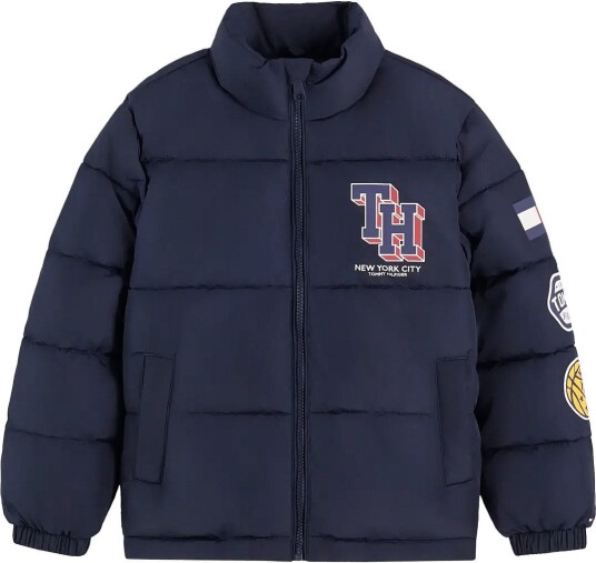 Tommy Hilfiger Hilfiger Puffer - DARK BLUE - 128