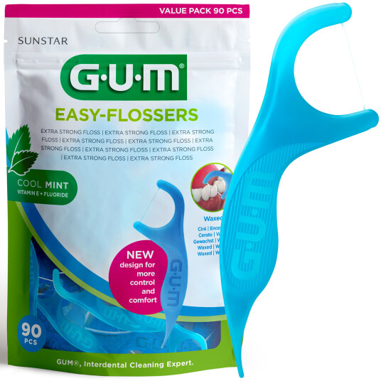 GUM Easy Flossers 90 stk. Tanntrådhengere Mint GUM Easy Flossers 90 stk. Tanntrådhengere Mint