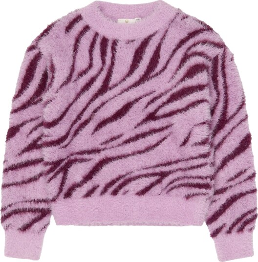 The New Tnvania Jacquard Pullover Pink 110/116