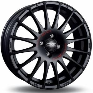 OZ Superturismo GT Matt Black Red Lettering 7x18 4x100 ET50 B56.1 OZ Superturismo GT Matt Black Red Lettering 7x18 4x100 ET50 B56.1