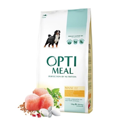 Optimeal Tørrfôr til Maxi Raser med Kylling og Leddstøtte 4 kg