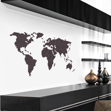 World of lines wallsticker av Alan Smithee, 120x60 cm World of lines wallsticker av Alan Smithee, 120x60 cm