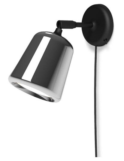 New Works - Material Vegglampe Stainless Steel