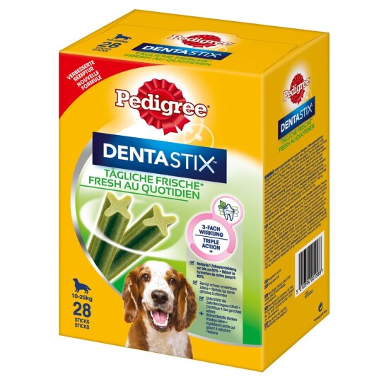 Pedigree Dentastix Daily Fresh Mellomstore Hunder 28 Stk Pedigree Dentastix Daily Fresh Mellomstore Hunder 28 Stk
