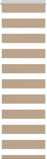 Sebragardin sandbrun 50x100 cm stoff bredde 45,9 polyester