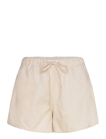 Weekday Wide Washed Pull-On Shorts - White - M