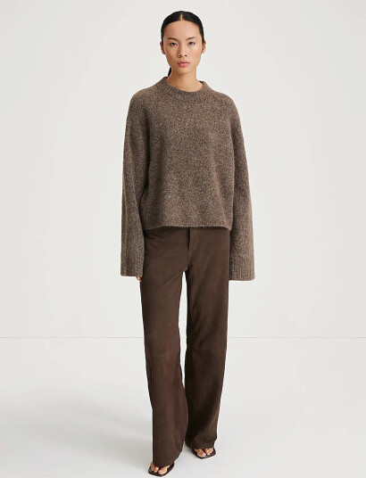 Stylein Niclas Short Sweater - Brown - XL Stylein Niclas Short Sweater - Brown - XL