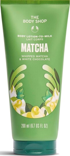 The Body Shop Matcha Whipped Matcha & White Chocolate Body Lotion-to-