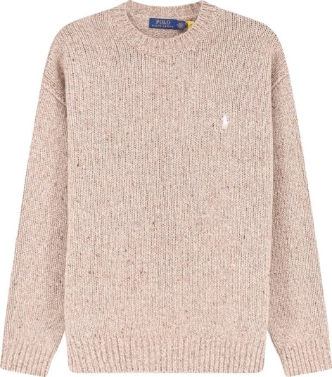 Polo Ralph Lauren Wool Blend Crewneck Sweater OATMEAL MARL XL