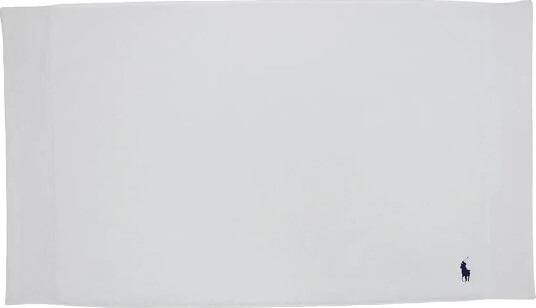 Ralph Lauren Home Polo Player Bath Mat White 55X90CM Ralph Lauren Home Polo Player Bath Mat White 55X90CM