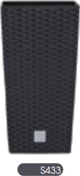 Vazonas Prosperplast Rato Square Plantepotte 40 X 40 X 75 Cm
