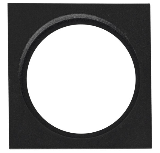 Hide A Lite 7474491 Dekorramme Ø85 mm svart I: for 1 armatur Belysning Hide A Lite 7474491 Dekorramme Ø85 mm svart I: for 1 armatur Belysning