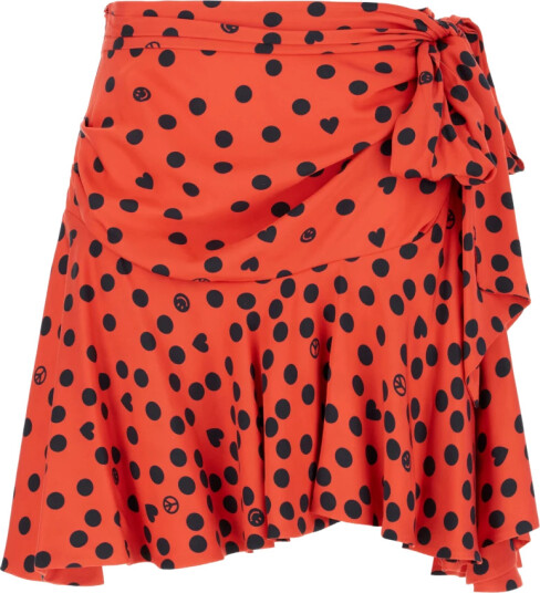 Moschino Dame Skjørt Rød S, Moschino Dame Skjørt Rød S,