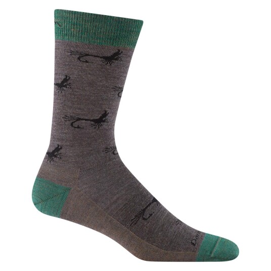 Darn Tough McFly Crew Light ullsokk voksen Taupe medium Darn Tough McFly Crew Light ullsokk voksen Taupe medium
