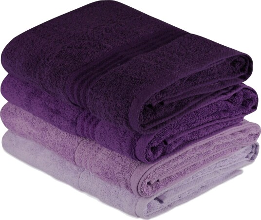 Hobby Badehåndkle 70x140 cm 4 pk Lilla