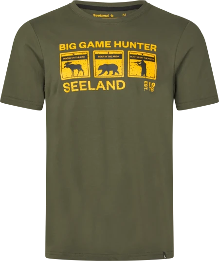 Seeland Varsel T skjorte Herre Grape leaf M