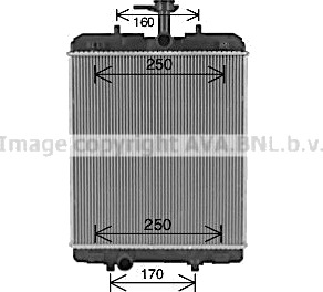 PRASCO TO2764 Radiator motorkjøling