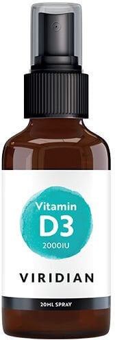 Viridian Nutrition D3 vitamin spray - 20 ml Viridian Nutrition D3 vitamin spray - 20 ml