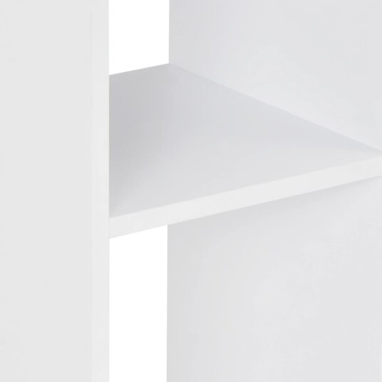 vidaXL Barbord hvit 60x60x110 cm